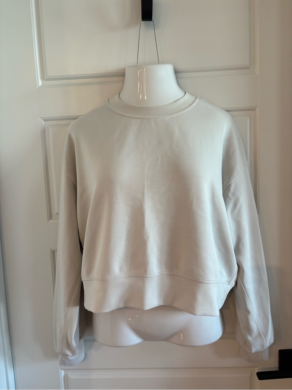 lululemon athletica Cream Crewneck Sweatshirt